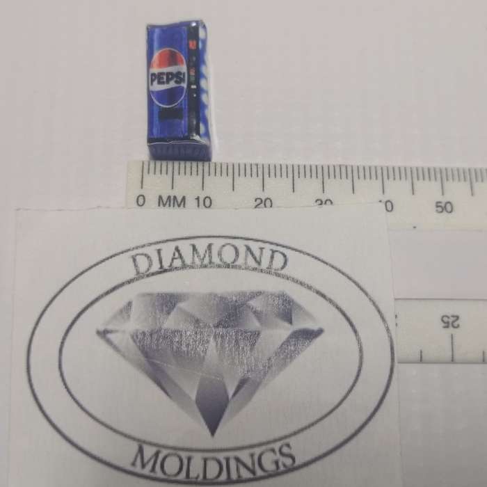 Model Trains HO 1 x Vending Machine Only (Pepsi) - 21mm x 10mm x 8mm