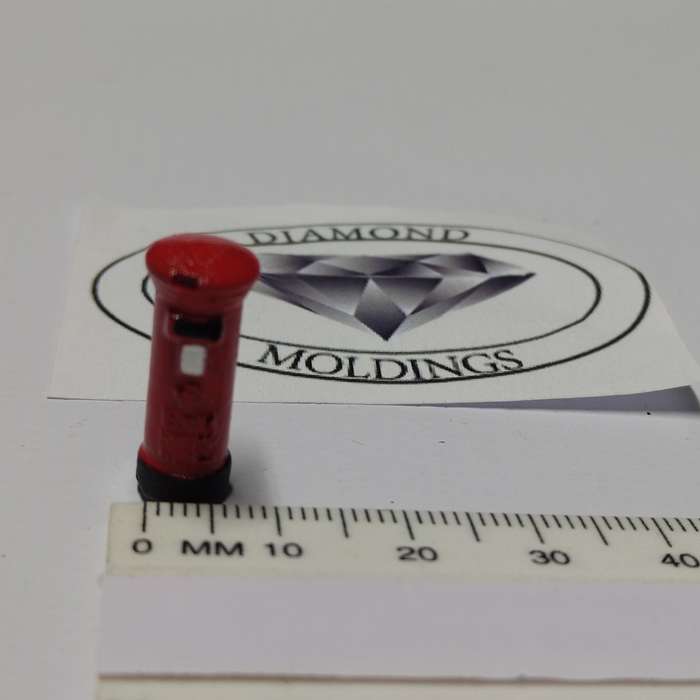 Model Trains HO 1 x Post Box - 9mm diameter x 21mm