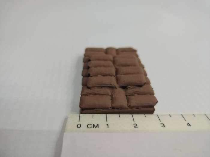Model Trains HO 1 x Bags - Potato bags (1 x 28) Freight Load - 1 x 50mm x 31mm x 8mm