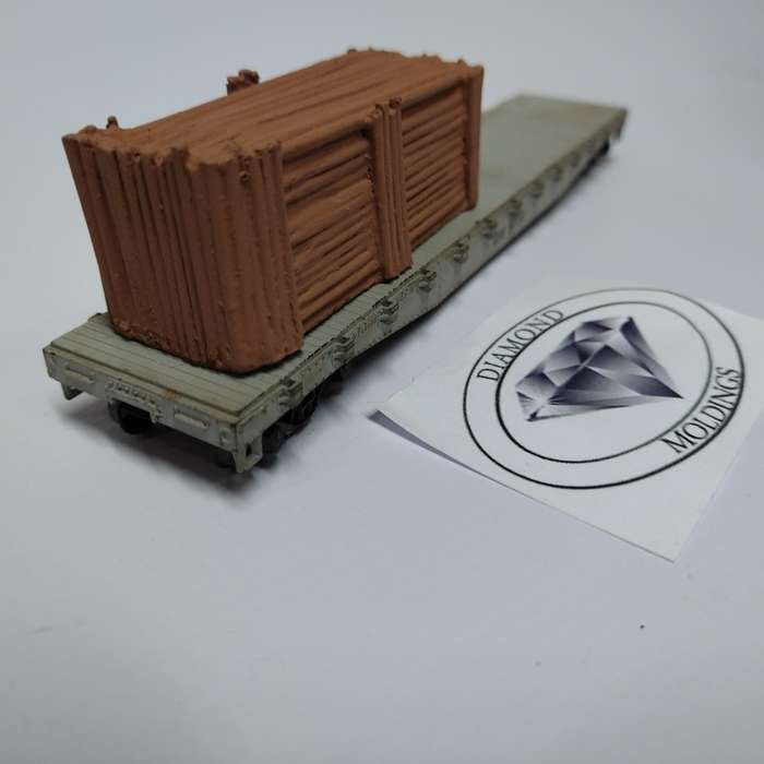 Model Trains HO 1 x Wood Load 5 - 76mm x 30mm x 28mm