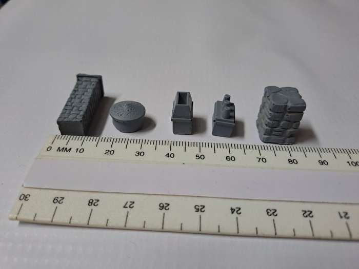 Model Trains HO - Roof Fittings (5 pack)