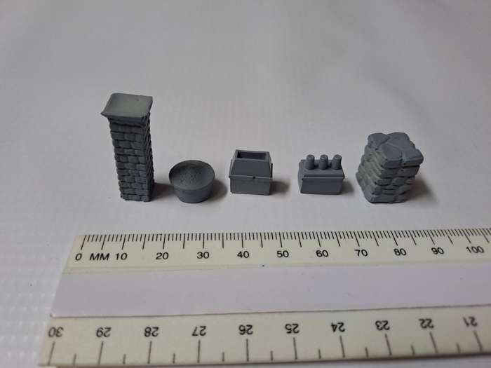 Model Trains HO - Roof Fittings (5 pack)