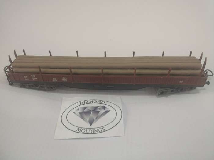 Model Trains HO - Freight Load - Wood Load Very Long Tin - 185mm x 27mm x 26mm