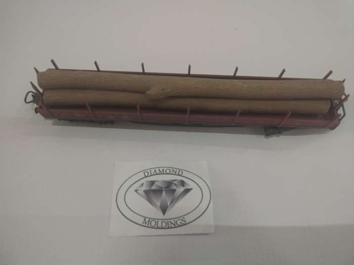 Model Trains HO - Freight Load - Wood Load Very Long Thick - 185mm x 25mm x 27mm