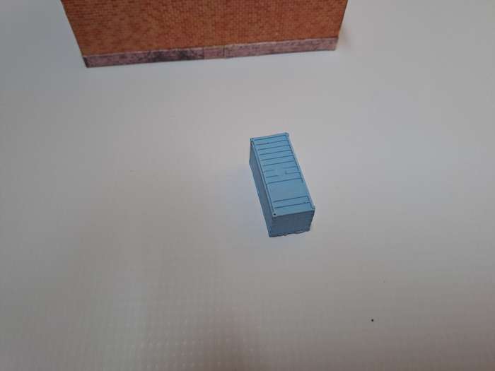 Model Trains N Scale - Container Load - Small Container (L. Blue) - 38mm x 16mm x 17mm