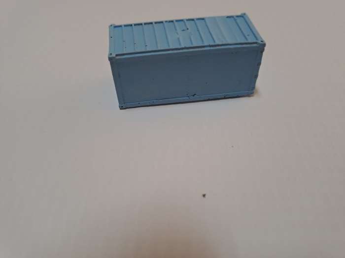 Model Trains N Scale - Container Load - Small Container (L. Blue) - 38mm x 16mm x 17mm