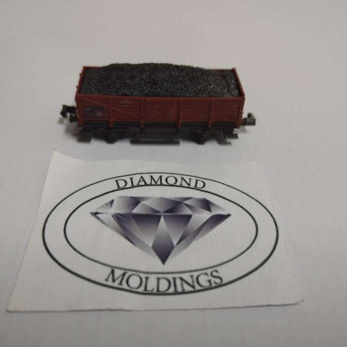 Model Trains N Scale - Mineral Load - Minerals (x1) Apnold Ripido Coal - 47mm x 15mm x 7mm