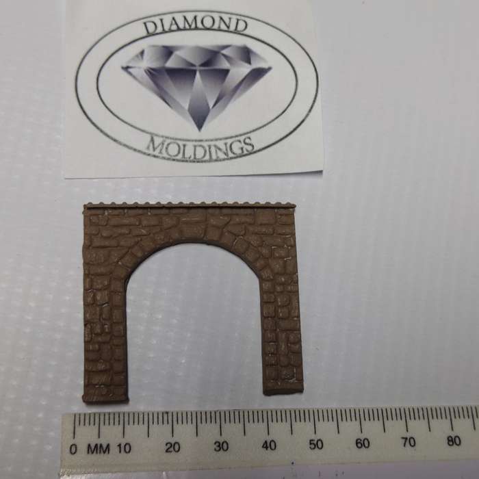Model Trains N Scale - Tunnel Port - trains (smaller) - 47mm x 3mm x 42mm