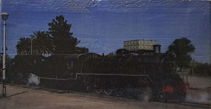 Trains - Class 19B - Pallet Wood Plaque - Wall Art - UV printed. 380mm x 203mm x 35mm
