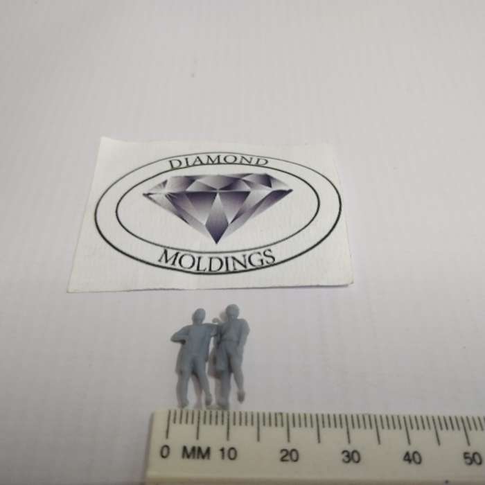 Model Trains 1:87 HO - Figures Boet & Boet (Unpainted)