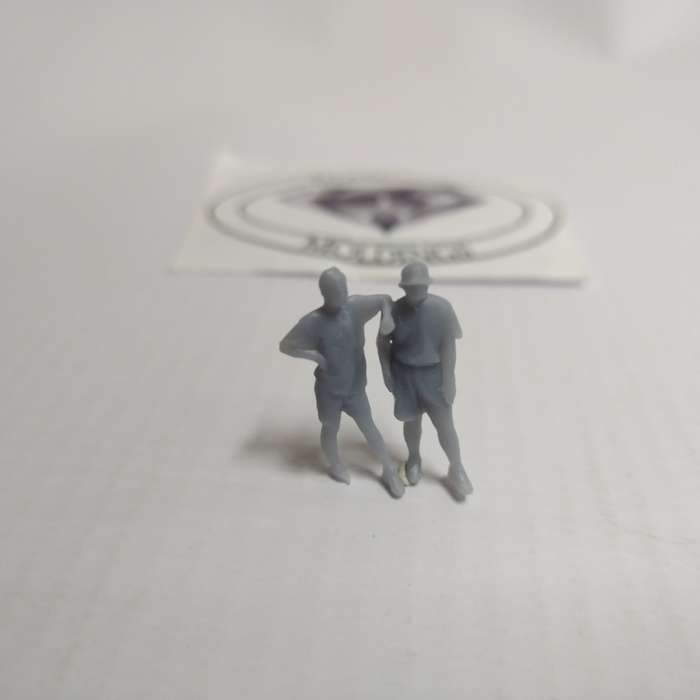 Model Trains 1:87 HO - Figures Boet & Boet (Unpainted)
