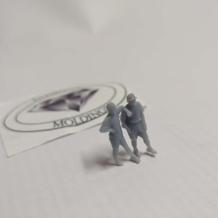 Model Trains 1:87 HO - Figures Boet & Boet (Unpainted)