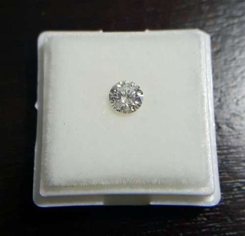 Certified 0.55 E SI2 Round Brilliant Natural Diamond 5.3mm