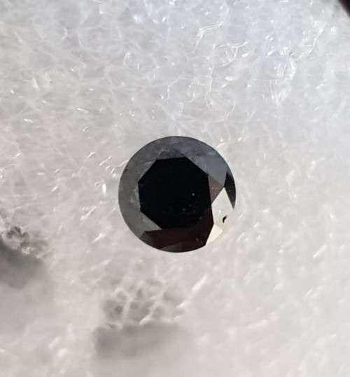 BLACK DIAMONDS 1.31Cts ROUND NATURAL