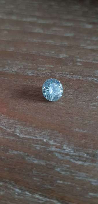 1.08ct MOISSANITE ROUND VVS1 BLUE COLOR LOOSE