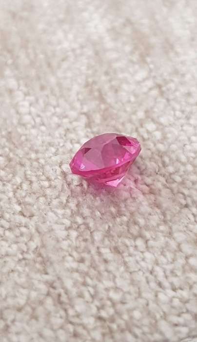 Certified**HOT**Pink Mahenge Spinel 1.19Ct. Ravishing Color & Full Sparkling!