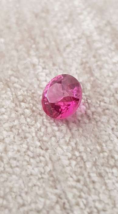 Certified**HOT**Pink Mahenge Spinel 1.19Ct. Ravishing Color & Full Sparkling!