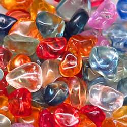 Sapphire 0.28Ct.Fancy Color Unshape Cabochon 3x2.7 to 4.5x4.2 mm. **5 Pieces **Ravishing!
