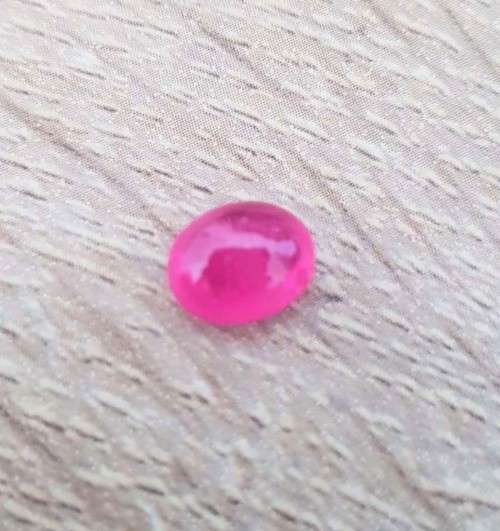 3.65Ct. Ruby Natural Oval Cabochon Top Blood Red