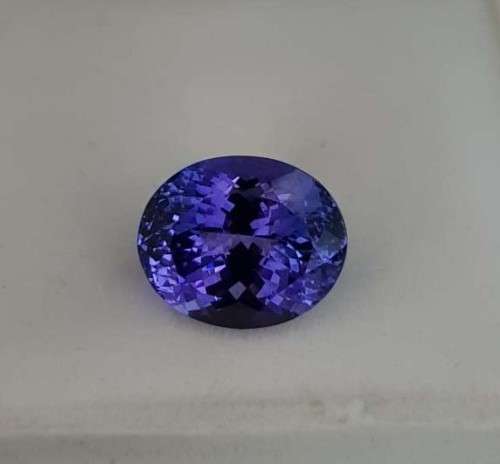11.66Ct. Tanzanite Oval  Bluish Violet **Certified**Very Good Color! Natural