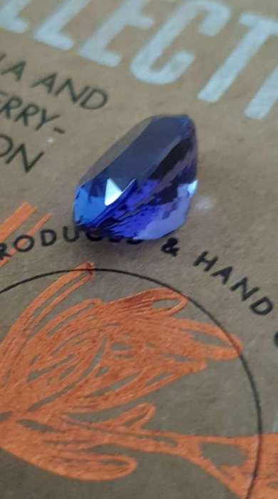 11.66Ct. Tanzanite Oval  Bluish Violet **Certified**Very Good Color! Natural