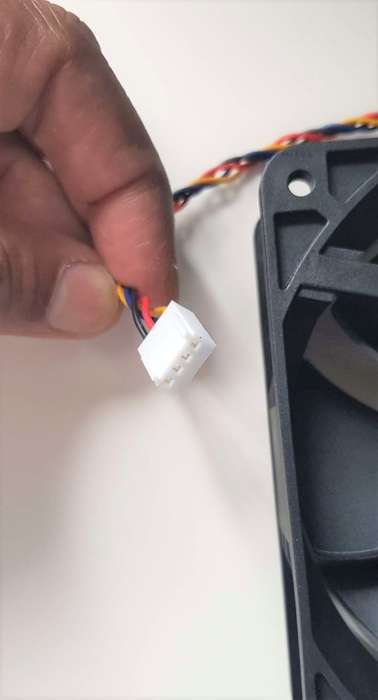 Crypto Miner Cooling Fan 12cmx12cmx3.8cm 12V 1.40A