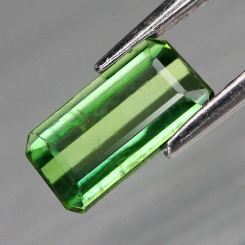 1.12Ct.  Tourmaline Emerald Cut Green Nigeria Untreated Natural