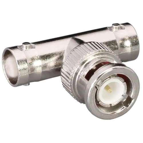 CCTV BNC MALE TO BNC FML T ADAPTER 10 Pieces