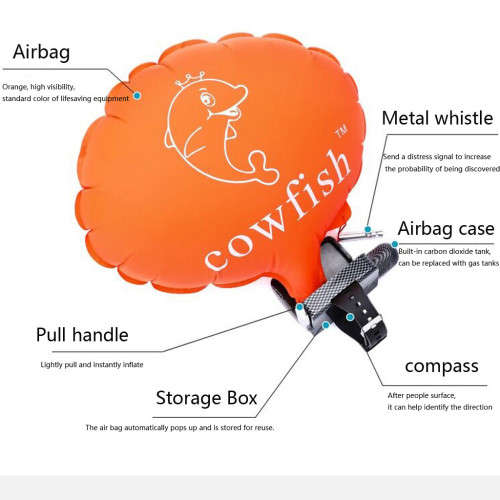 Swimming Rescue Airbag Wristband Emergency Flotation Device Self-help Airbag Prevent Drowning