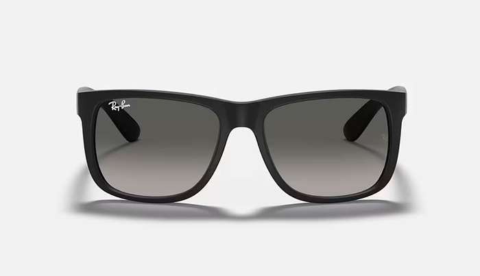 Ray-Ban Justin Classic Sunglasses  size 54mm RB4165**Polarized**Black/Grey Gradient