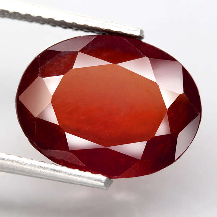 5.59Ct. Spessartite Garnet Orangish Red Colour Oval Big Shape Namibia Natural