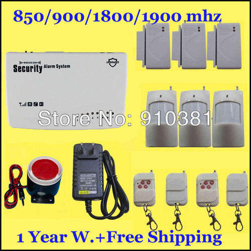 Wireless GSM home Voice alarm Security system with