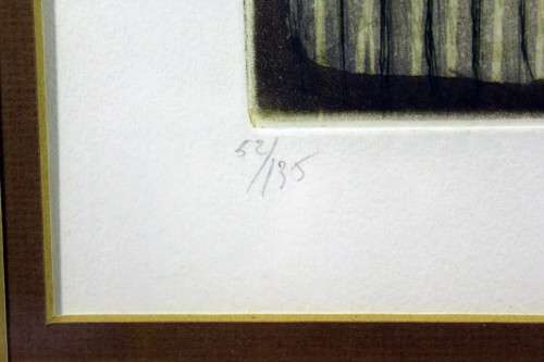 Jim Carning? - Pair of abstract etchings