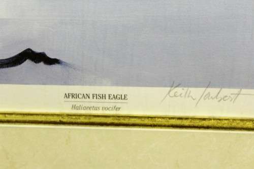 Keith Joubert - Limited edition Lithoprint - African Fish Eagle