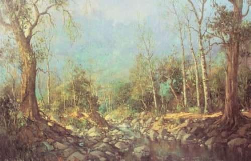 Gabriel de Jongh - Liesbeeck River, Franschoek