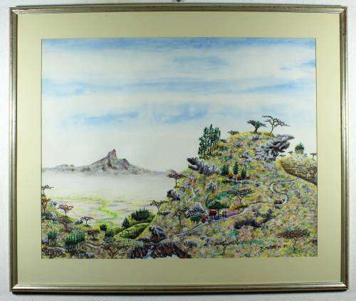 J Muttetti - Road up the mountain