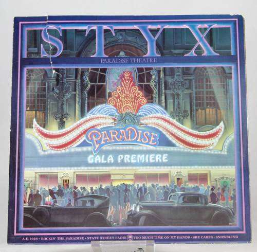 STYX -  four LP`s - treasures from 1978 to 1983