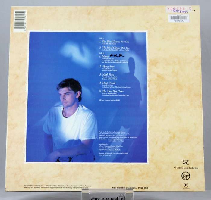 Mike Oldfield - five miles out & Islands - two LP`s - treasures from 1982 and 1987