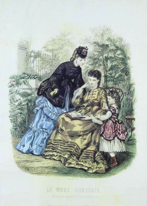 Fashion print - La Mode Illustree - Paris