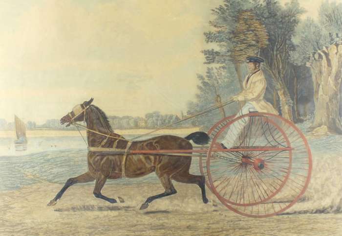 Lady Hamilton - Very old print - From an engraving by Chashunt
