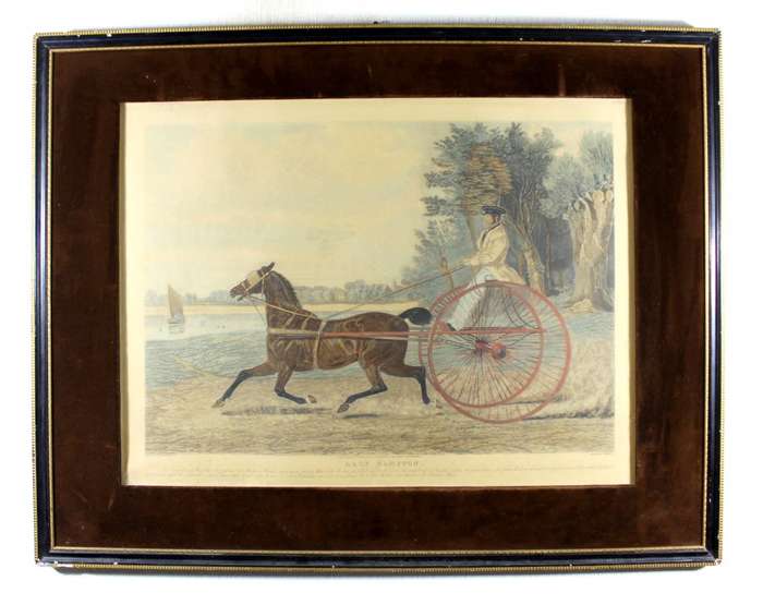 Lady Hamilton - Very old print - From an engraving by Chashunt