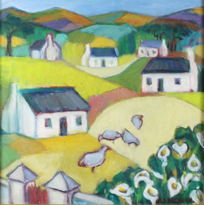 Chickens and houses