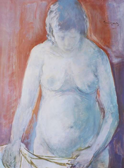 Jean Welz - Pregnant woman