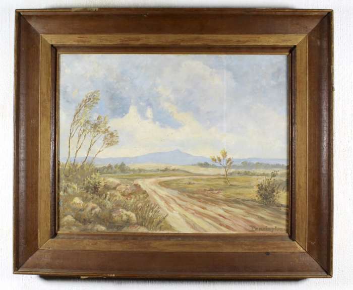 Reg Pennington - Dirt road in a landscape