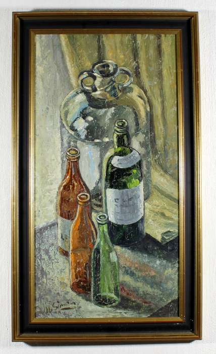 H Simon - Still life oil