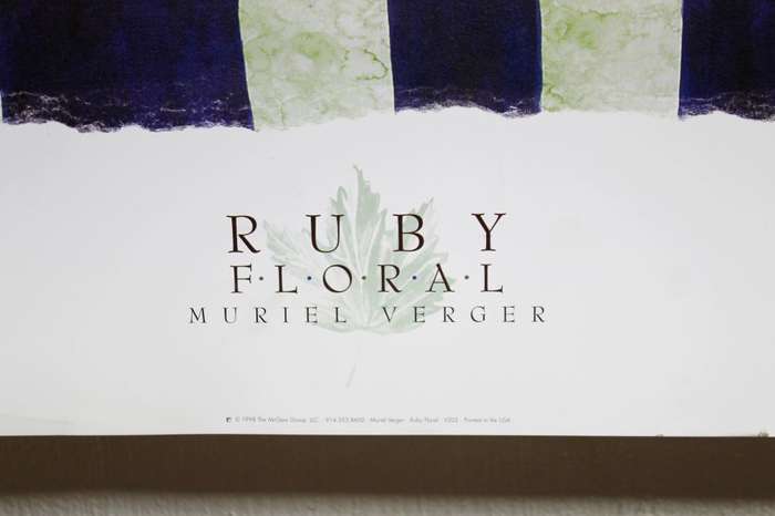 Poster - Muriel Verger - Ruby Floral