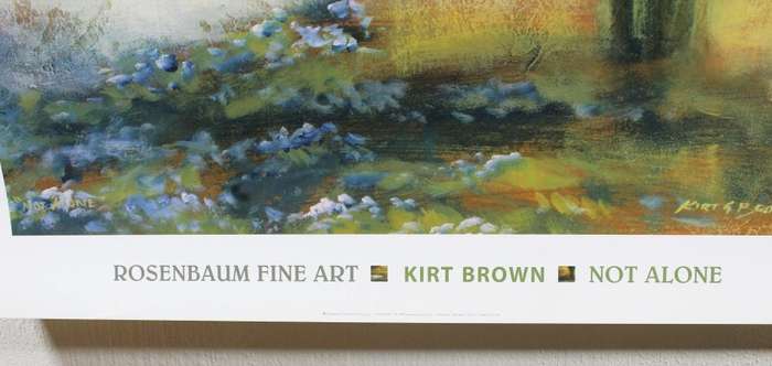Poster - Kirt Brown - Not alone