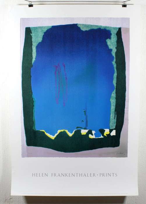 Poster - Helen Frankenthaler - Freefall - Beautiful! - Bid now!!