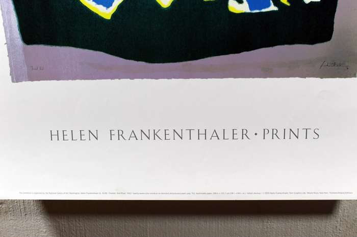 Poster - Helen Frankenthaler - Freefall - Beautiful! - Bid now!!