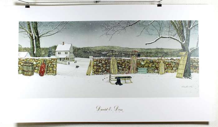 Poster - David E Doss - Let it snow